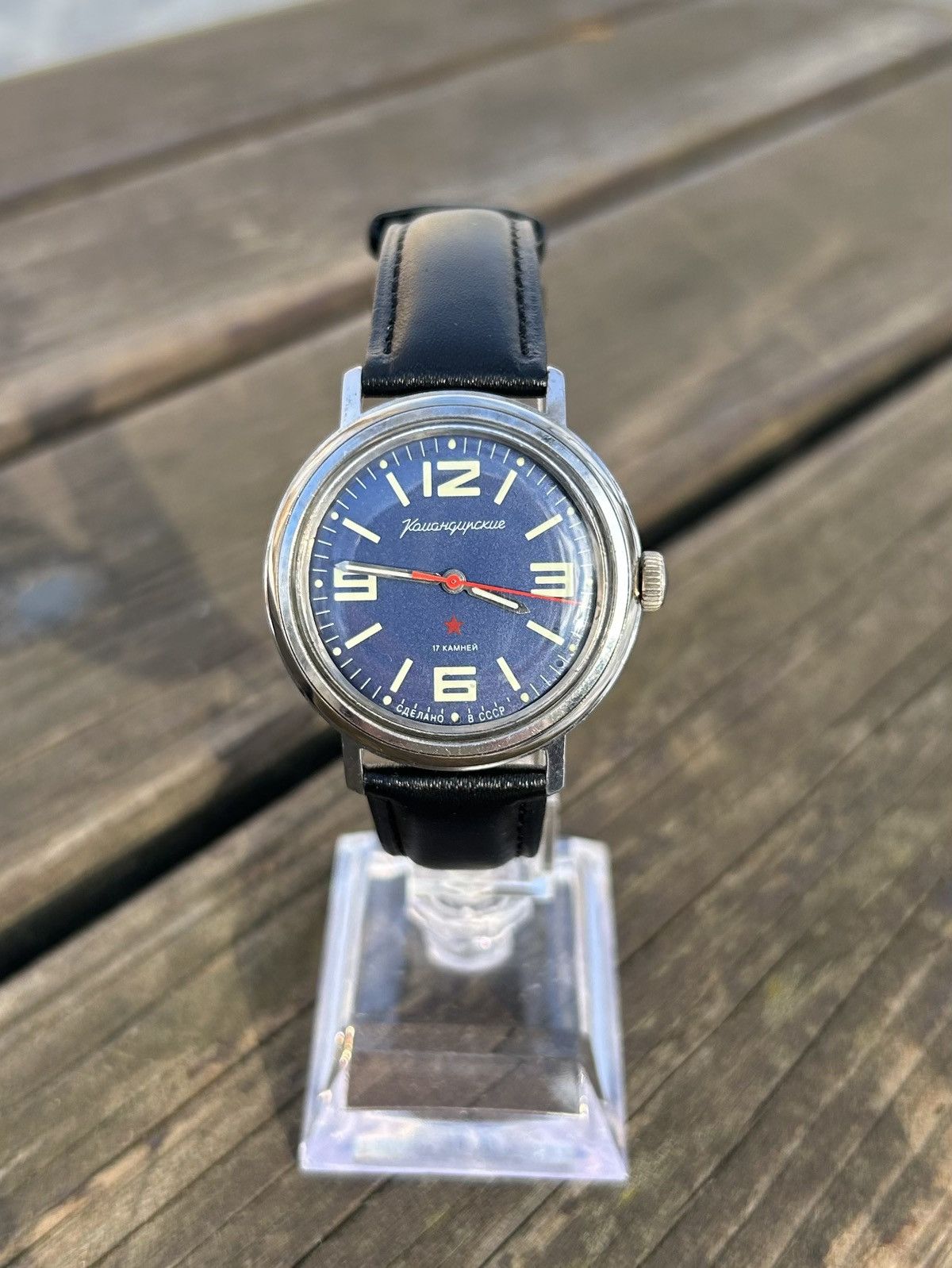 Vintage Vintage Watch Soviet USSR Mechanical Wostok Hand Winding Size ONE SIZE - 3 Thumbnail