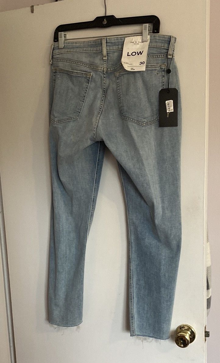 Rag & Bone Rag & Bone Dre Low-rise Slim Boyfriend Jeans, Size 30, NWT Size 30" / US 8 / IT 44 - 13 Thumbnail