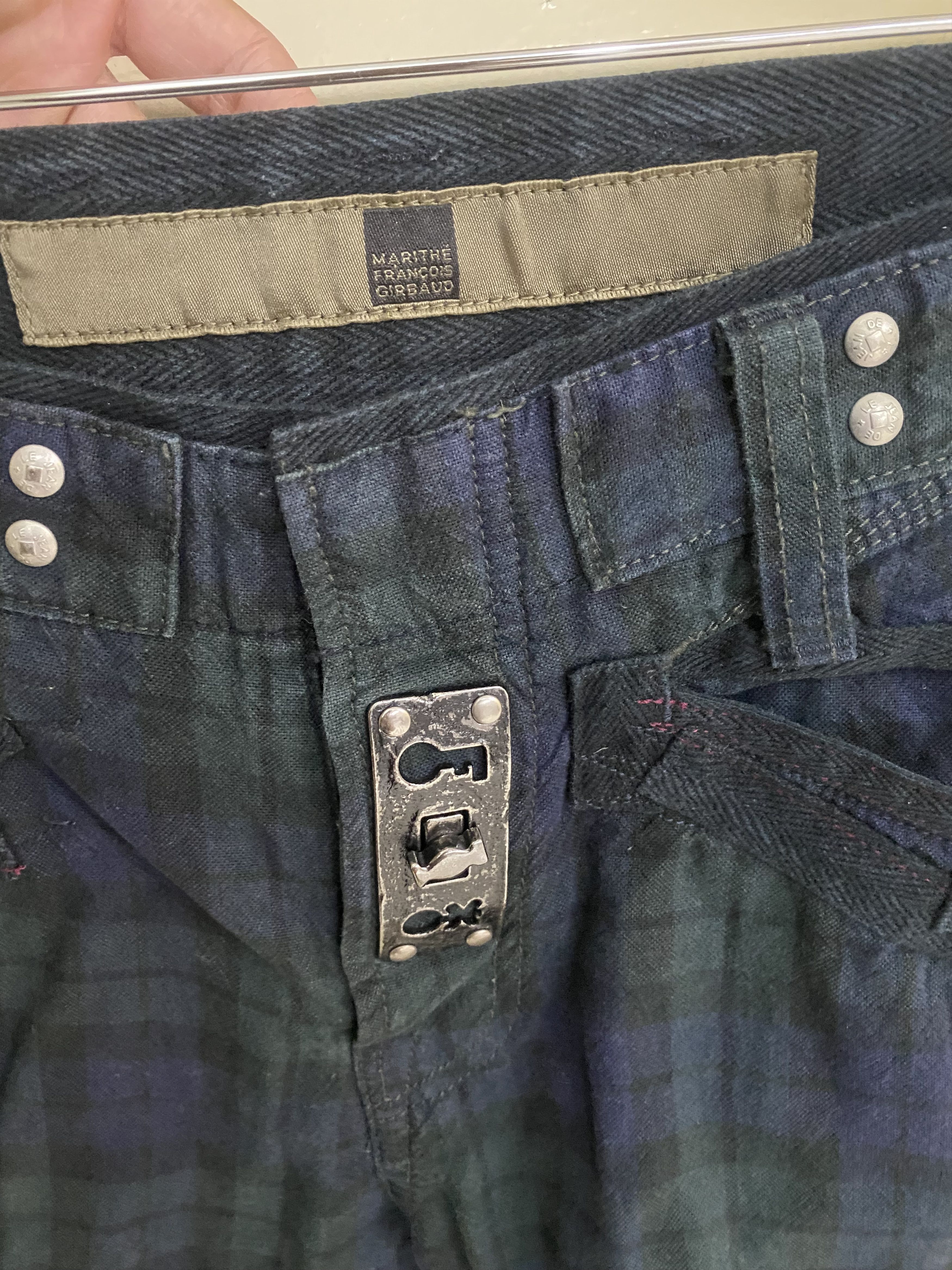 Marithe + Francois Girbaud Marithe Francois Girbaud Plaid Check Pants Size US 33 - 5 Thumbnail