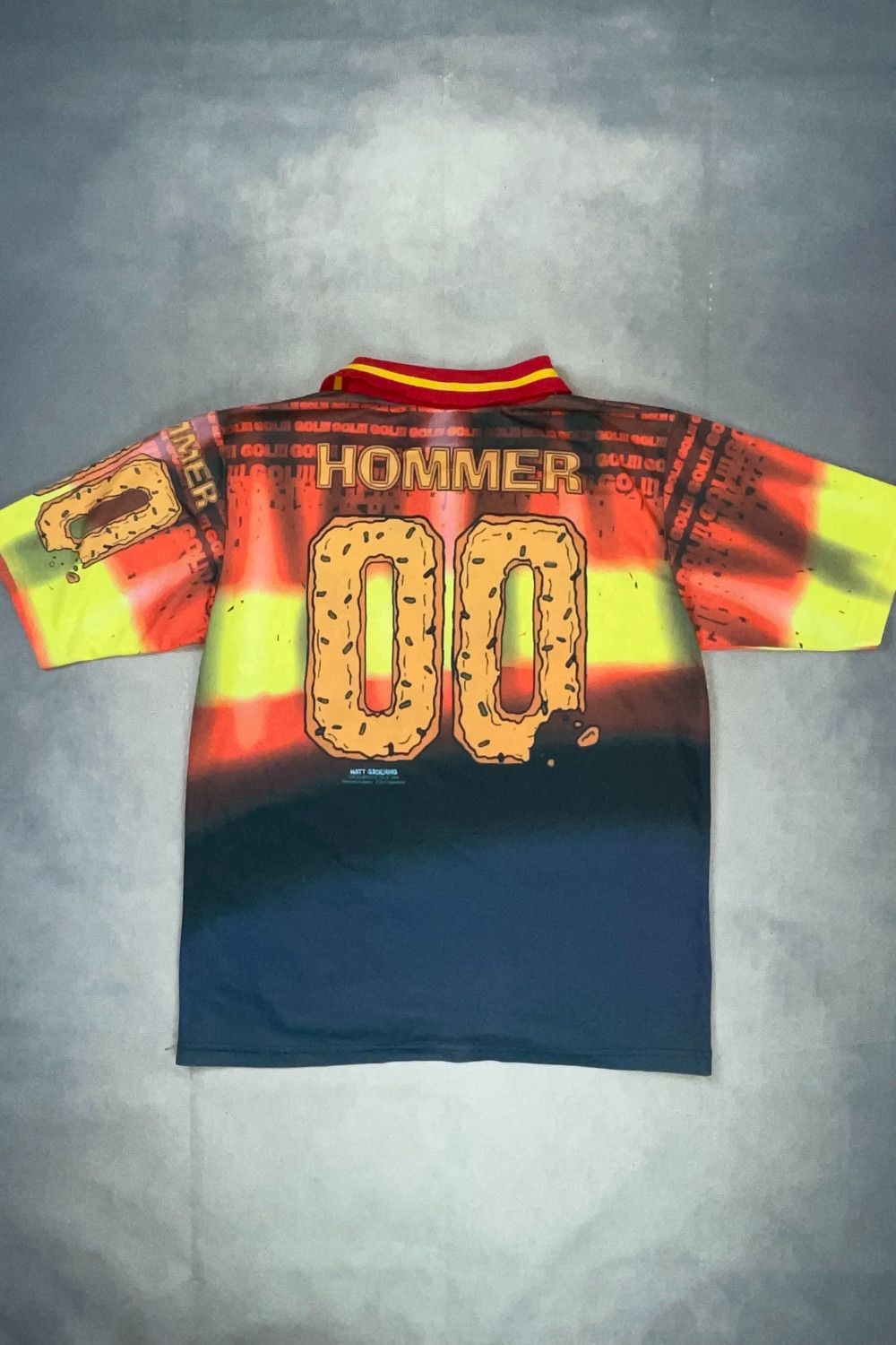 The Simpsons × Vintage RARE Vintage 1999 The Simpsons "Hommer" Football Jersey Size US L / EU 52-54 / 3 - 2 Thumbnail