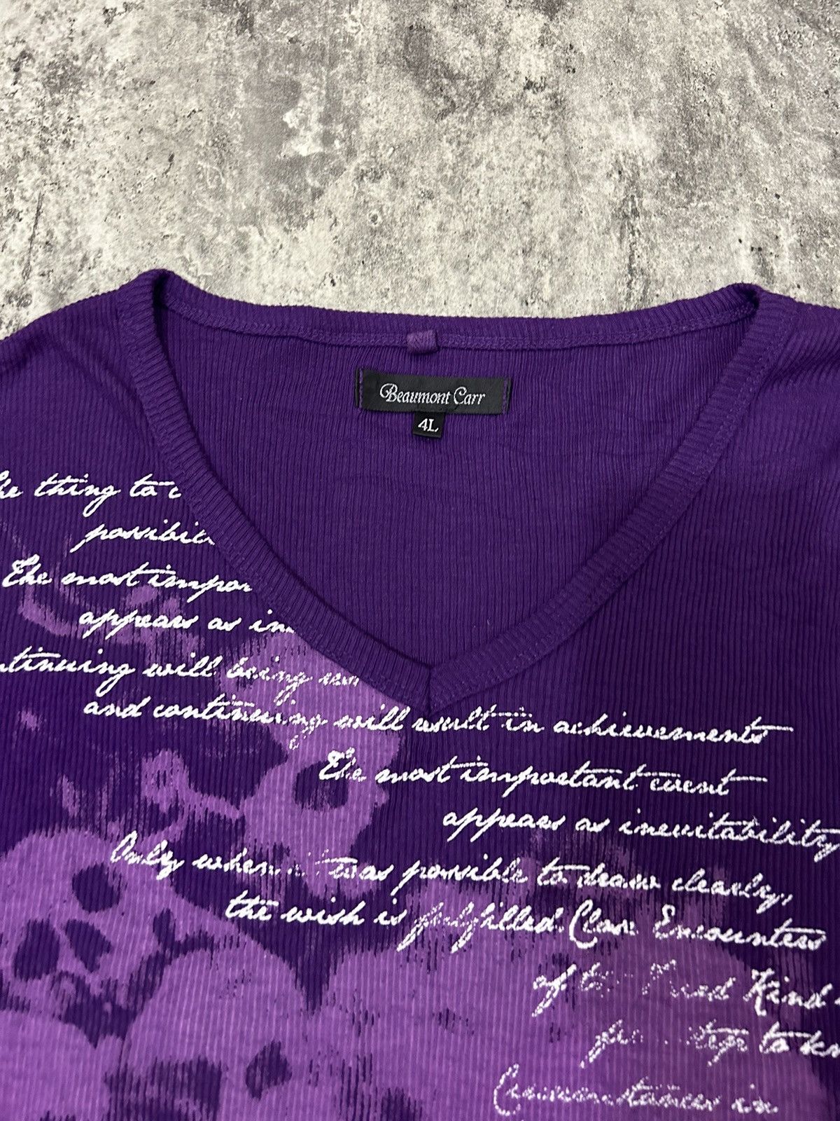 If Six Was Nine × Japanese Brand × Le Grande Bleu (L.G.B.) Beaumont Carr Poem Skull Long Shirt Size US XXL / EU 58 / 5 - 3 Thumbnail