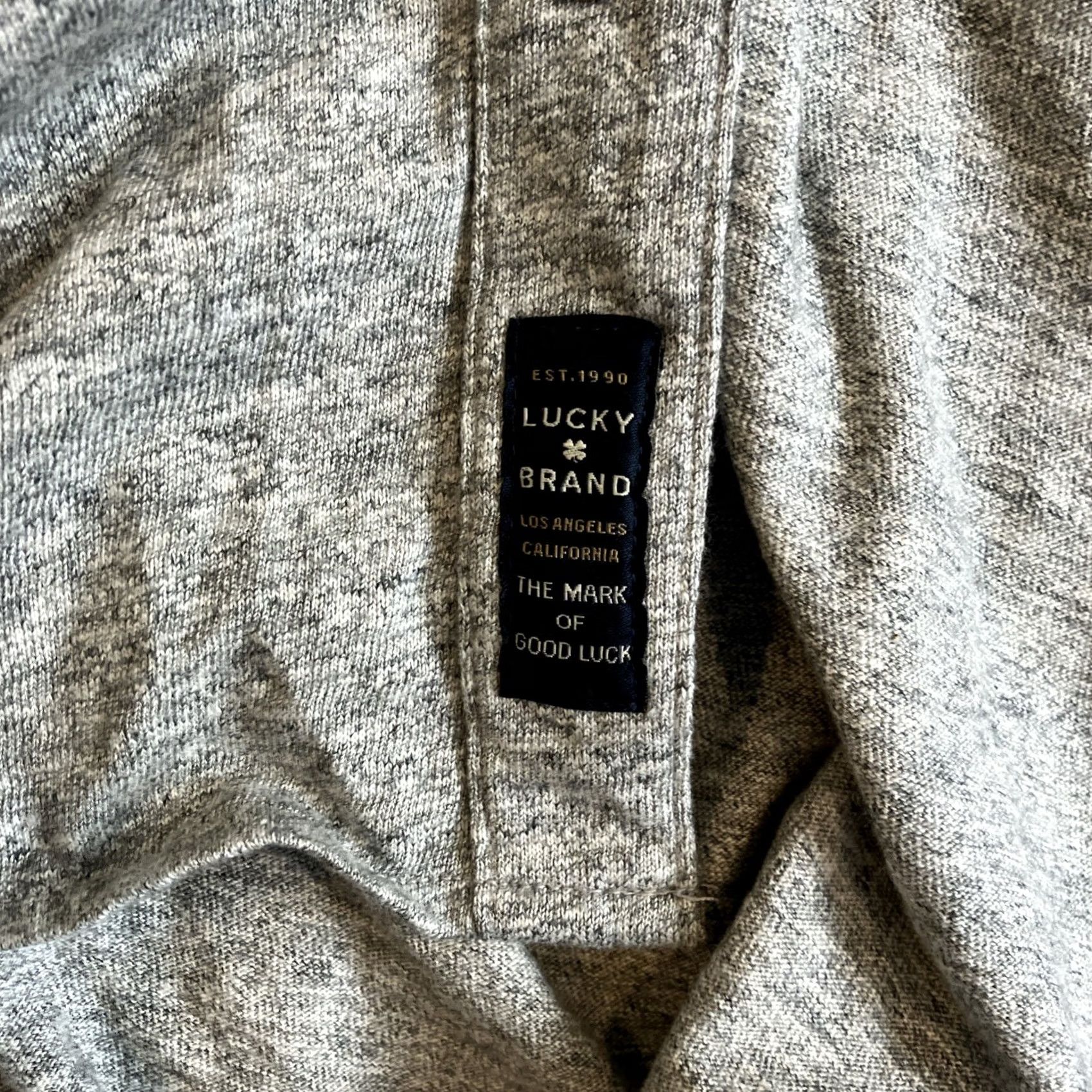 Lucky Brand Lucky Brand Shirt Regular Gray Cotton Long Sleeve Button Down Heather NWT XXL Men Size US XXL / EU 58 / 5 - 4 Thumbnail