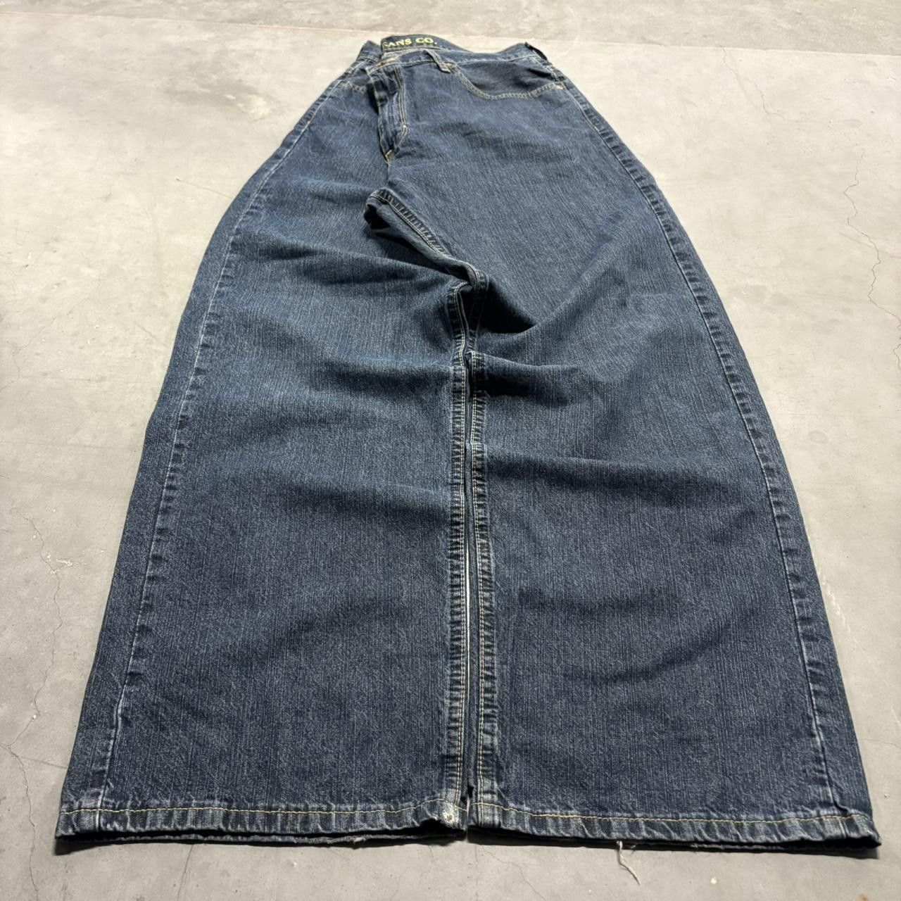 Nautica Crazy Vintage Y2K/2000s Super Baggy WideLeg Nautica Dark Wash Denim Jeans! Size US 36 / EU 52 - 3 Thumbnail