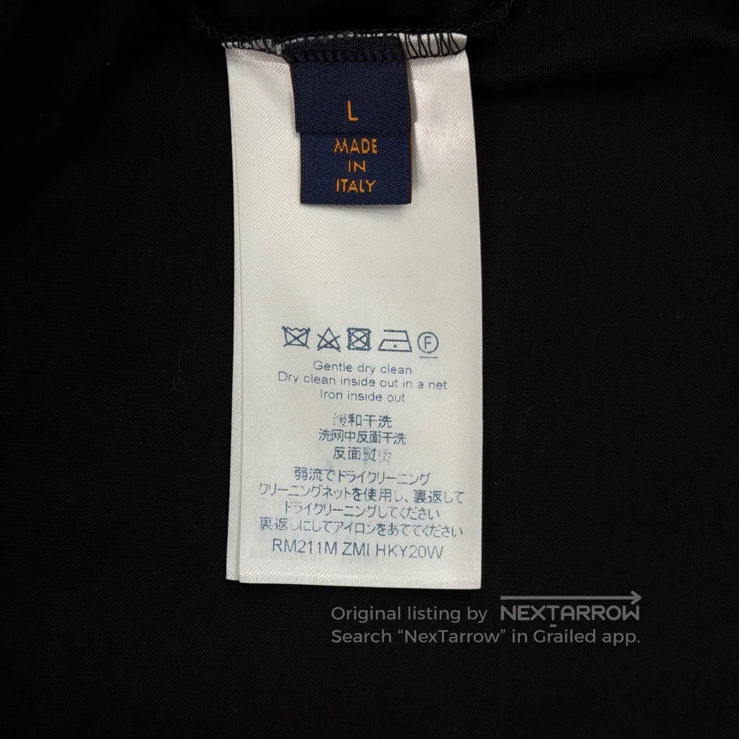 Louis Vuitton LV Multi-Element Gesture Logo Black T-Shirt. Size US L / EU 52-54 / 3 - 7 Thumbnail