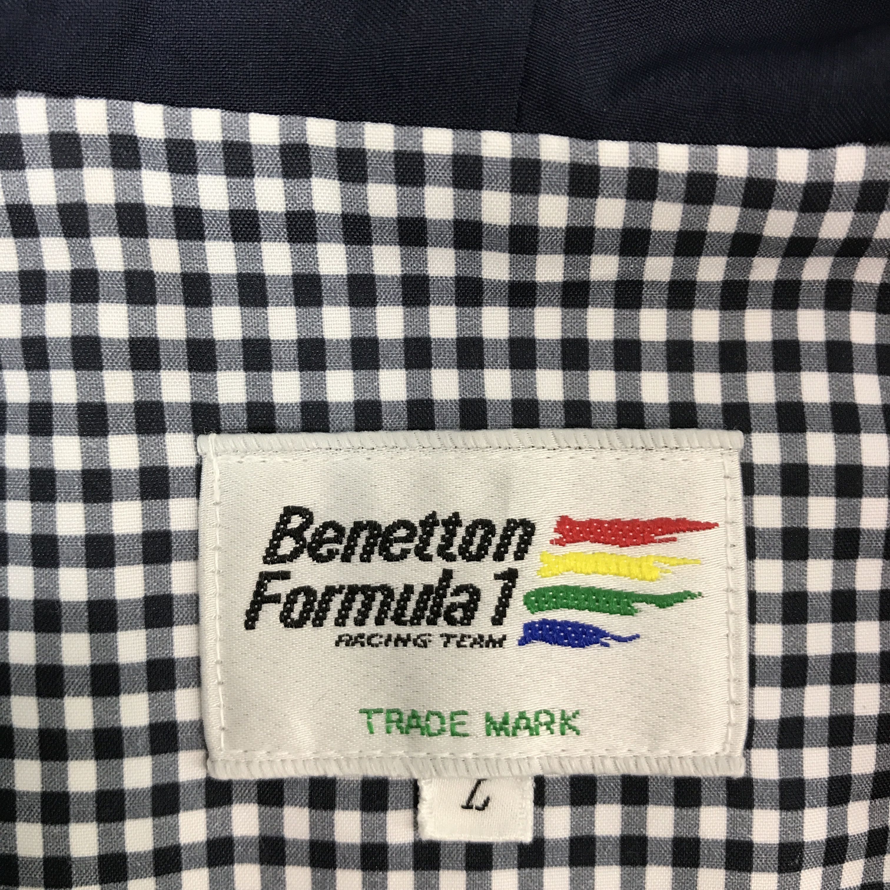 Benetton BENETTON FORMULA 1 RACING TEAM HOODIES JACKET Size US L / EU 52-54 / 3 - 12 Thumbnail