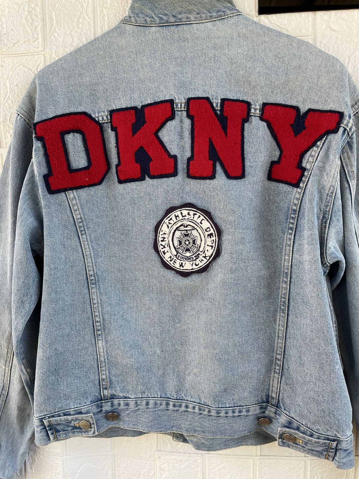 DKNY Vintage Dkny Denim Jacket Size US S / EU 44-46 / 1 - 5 Thumbnail