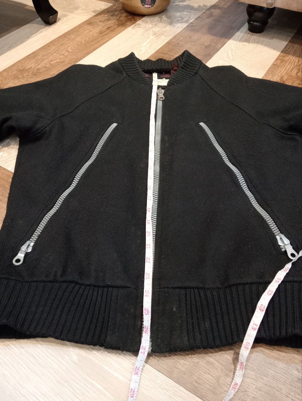 Monitaly VINTAGE MONITALY ZIPPER WOOL BLEND JACKET SIZE L Size US L / EU 52-54 / 3 - 16 Thumbnail
