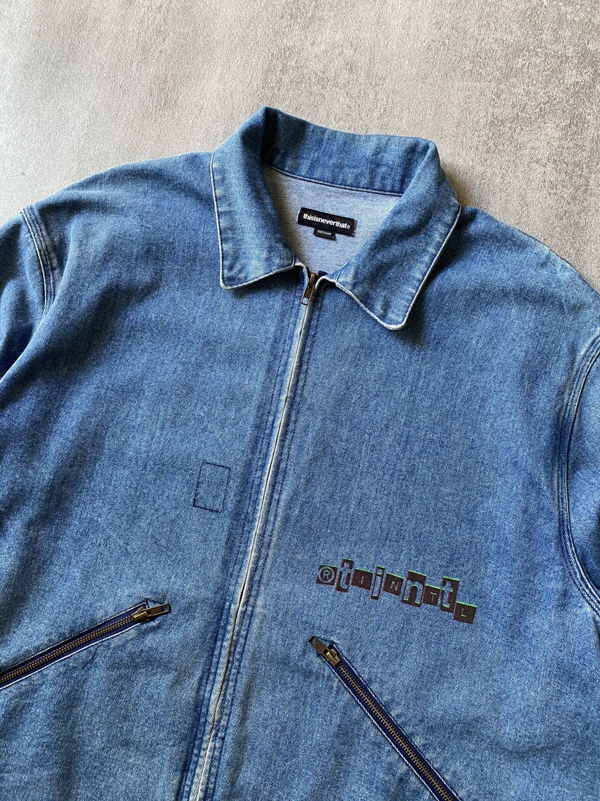 thisisneverthat Detroit Jacket Thisisneverthat blue jeans Size US XL / EU 56 / 4 - 4 Thumbnail