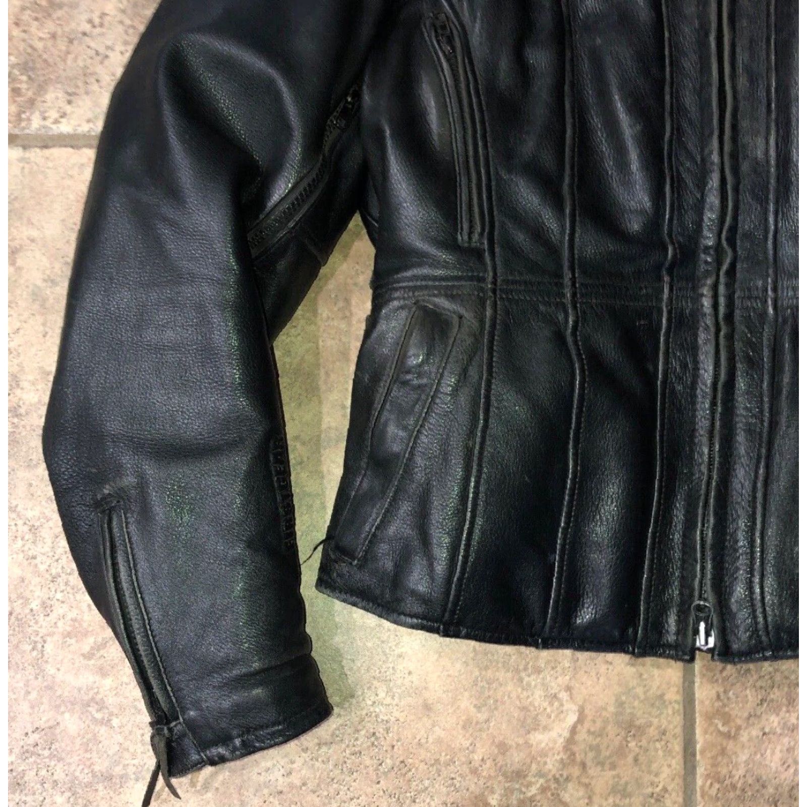 Vintage VINTAGE First Gear Leather Jacket Womens Full Zip Chermo Liner Size L Black Jacket Women Adults Size L / US 10 / IT 46 - 4 Thumbnail