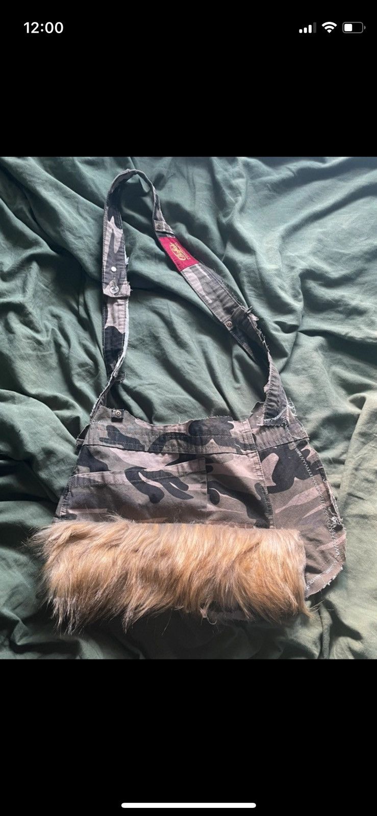 Buffalo London Y2K Purse camo style handmade Size ONE SIZE - 3 Thumbnail