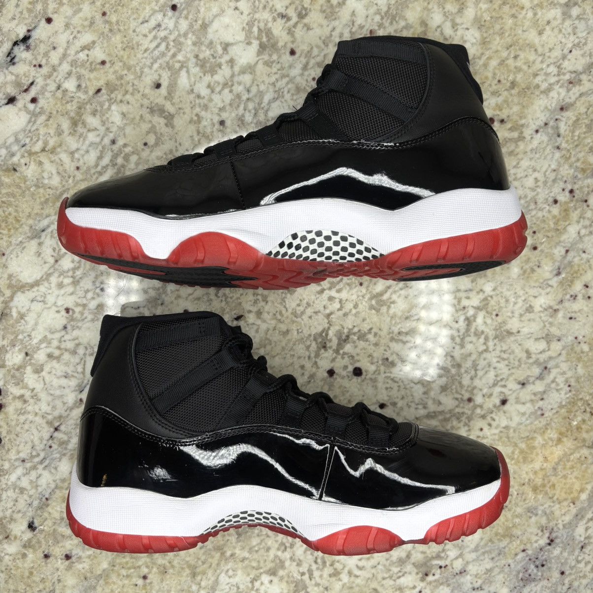 Jordan Brand Size 9 -Jordan 11 Retro Bred (2019) Lightly Used W/Box Size US 9 / EU 42 - 3 Thumbnail