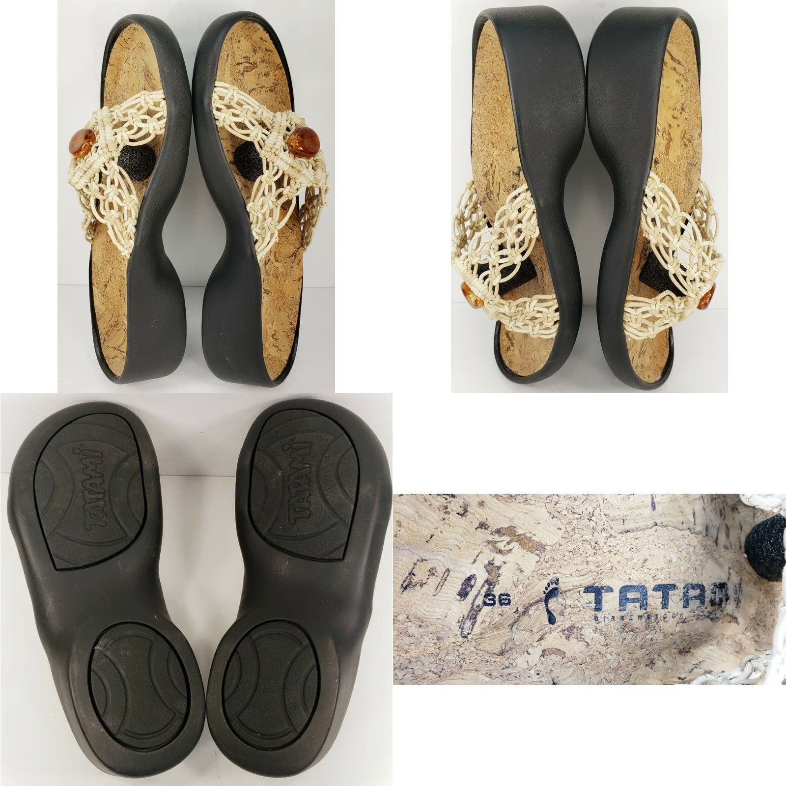 Birkenstock Birkenstock Tatami Sandal Slide Leather Beige 36EU 5.5-6M Women Casual Comfort Shoes Size US 5.5 / IT 35.5 - 8 Thumbnail