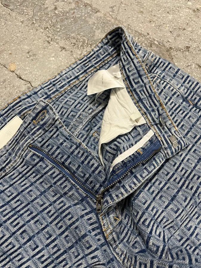 Givenchy SS2023 Givenchy Blue Logo Denim Jeans Size US 33 - 14 Thumbnail