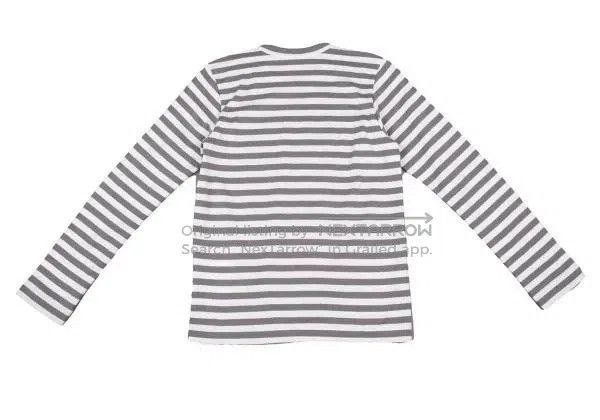 Comme des Garcons Comme des Garcons Grey vintage striped top Size M / US 6-8 / IT 42-44 - 3 Thumbnail