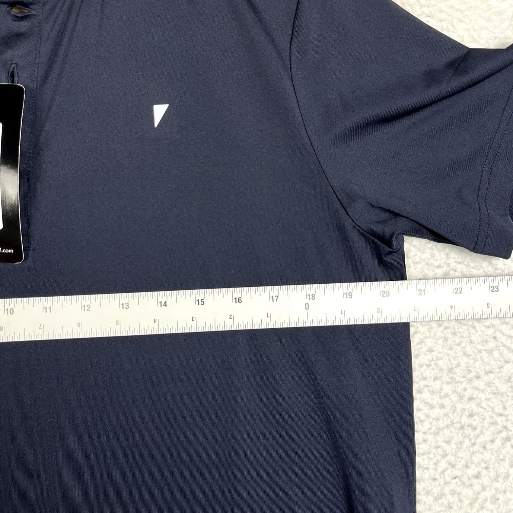 Vintage Primo Shirt Mens M Blue NWT Polo Medium Blade Collar Golf Performance Stretch Navy Size US M / EU 48-50 / 2 - 3 Thumbnail