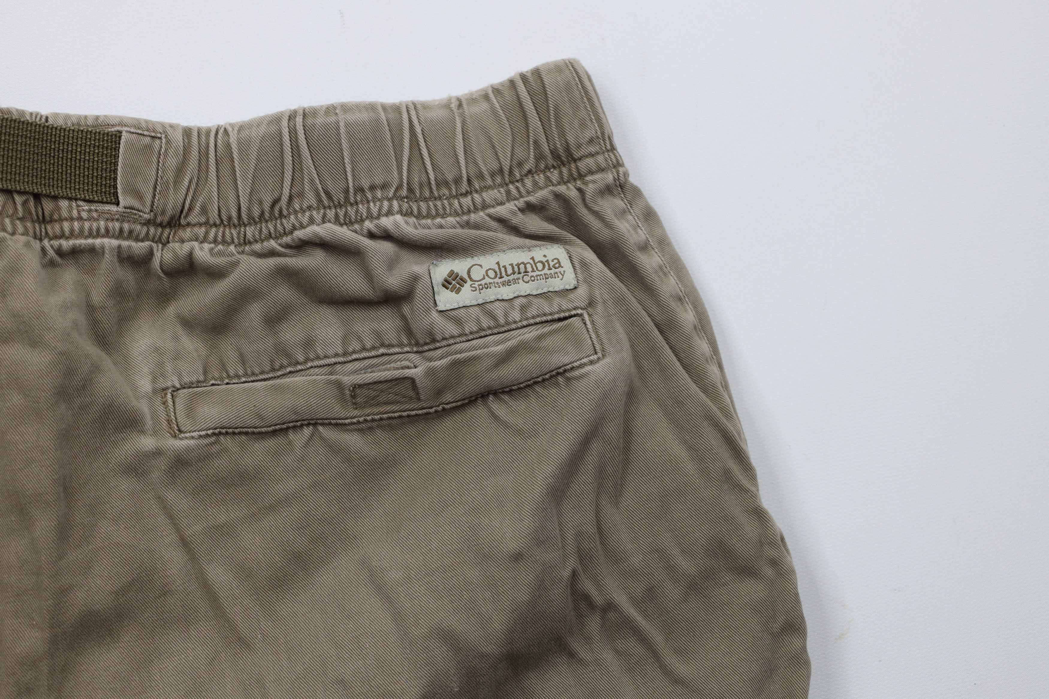 Columbia × Vintage Vintage 90s Y2K Columbia Above Knee Belted Cargo Shorts Size US 34 / EU 50 - 11 Thumbnail