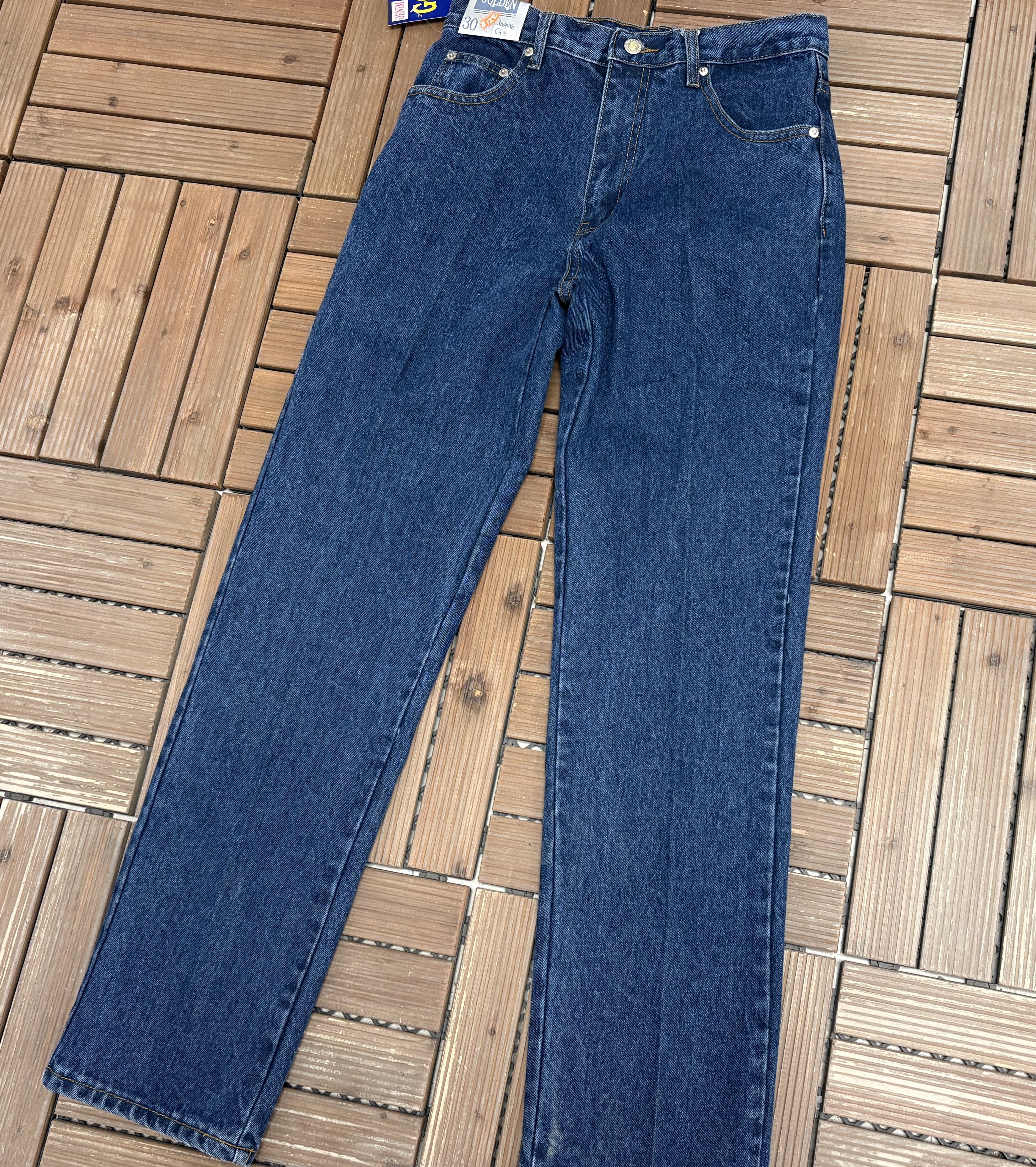 Vintage Golden Jeans Vintage Straight Leg Blue Denim Jeans Size US 30 / EU 46 - 3 Thumbnail