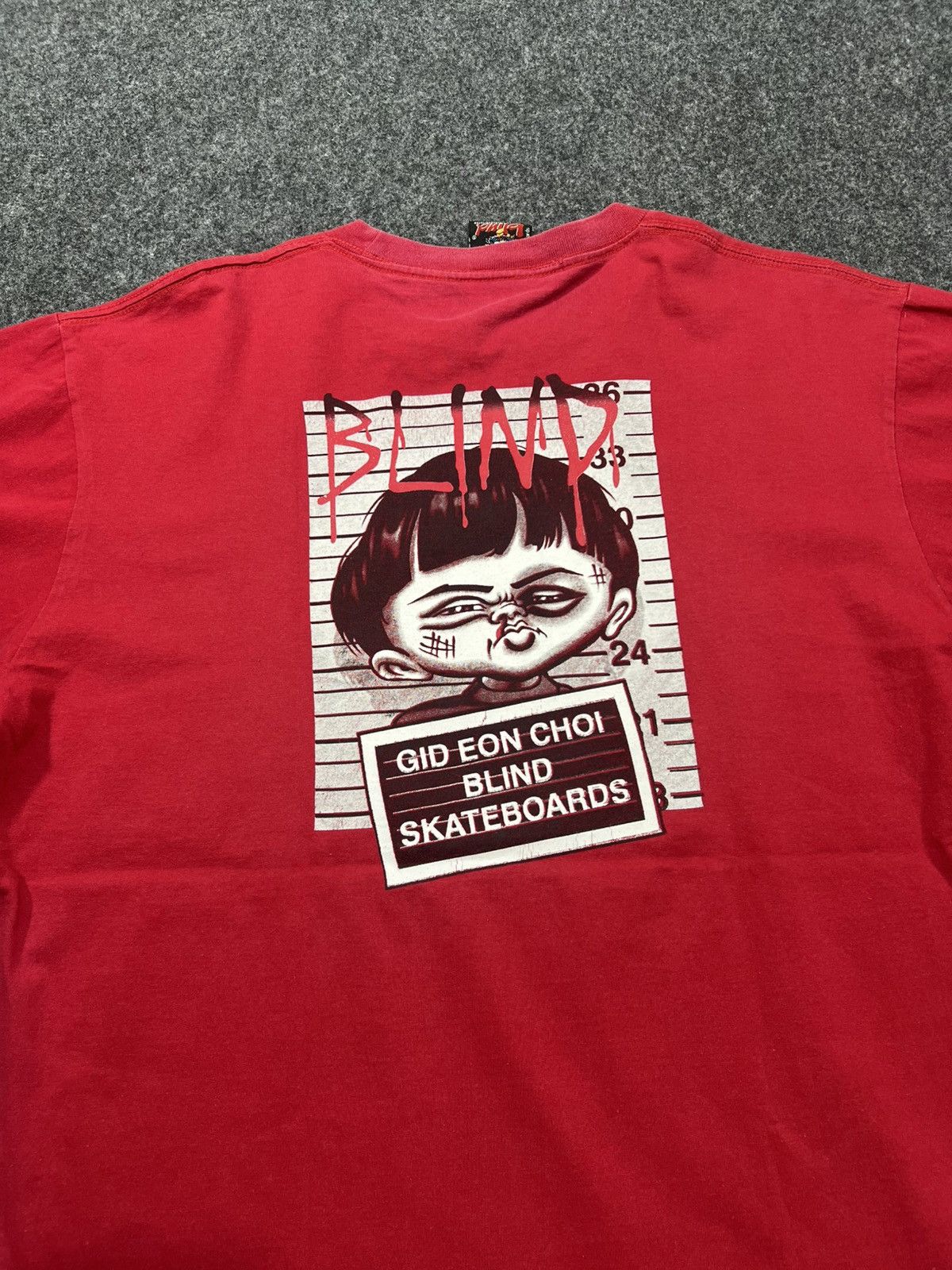 Blind Skateboards Y2K Blind Skateboards Gideon Choi Mugshot Tee Size US XL / EU 56 / 4 - 3 Thumbnail