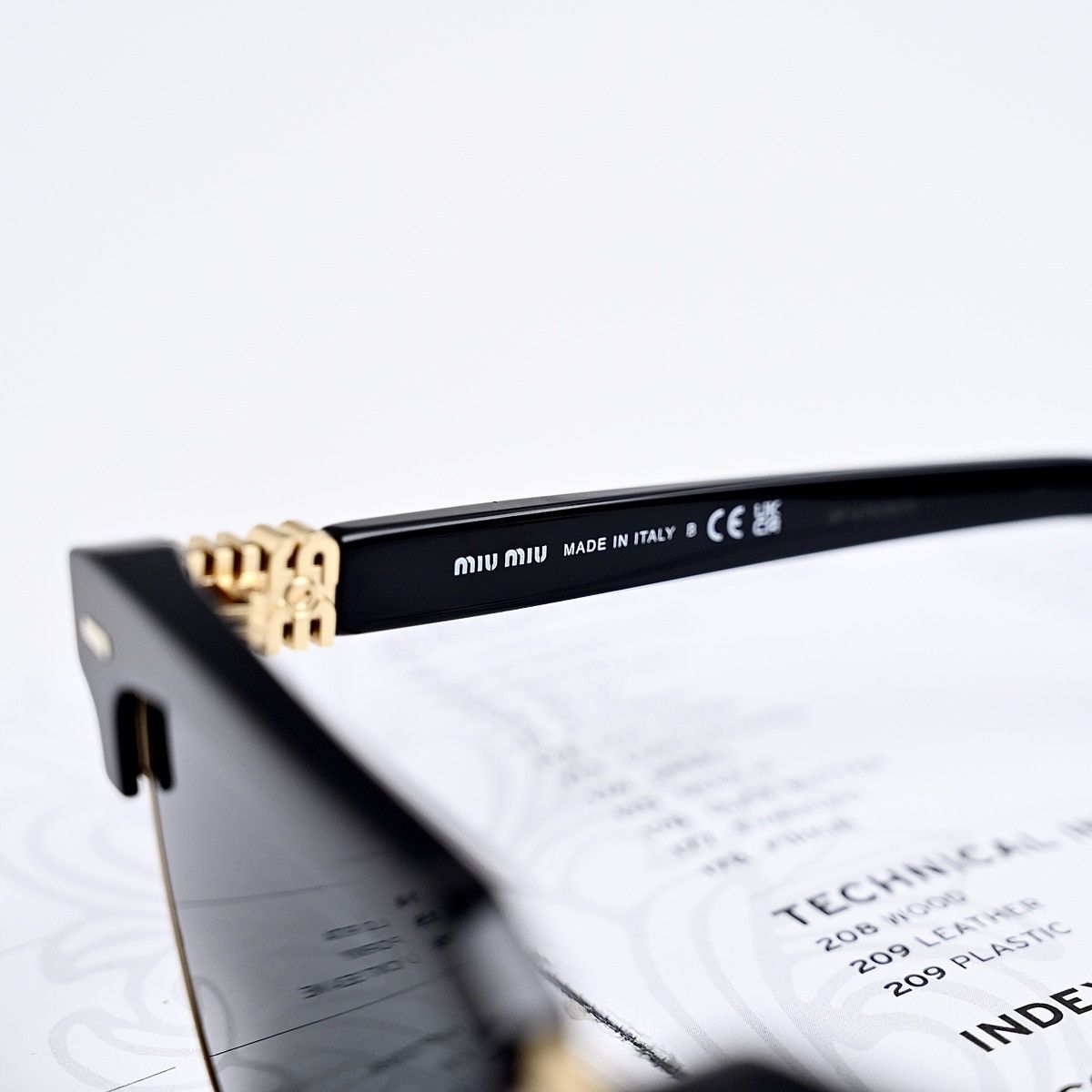 Miu Miu MIU MIU 0MU 10ZS SUNGLASSES Size ONE SIZE - 4 Thumbnail