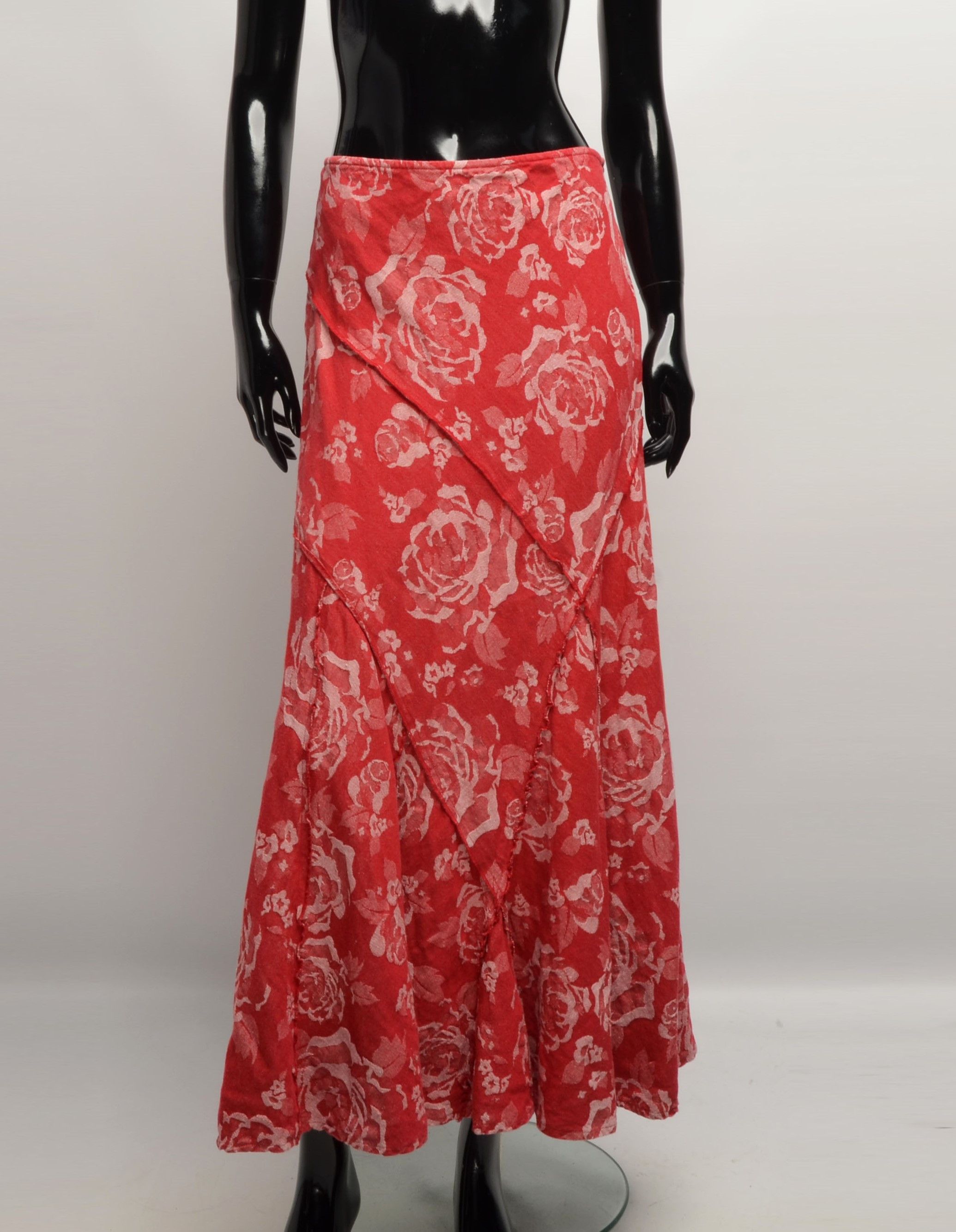 Vintage Vintage Per Una Y2K Fairy Floral Mermaid Skirt Size 29" - 2 Thumbnail