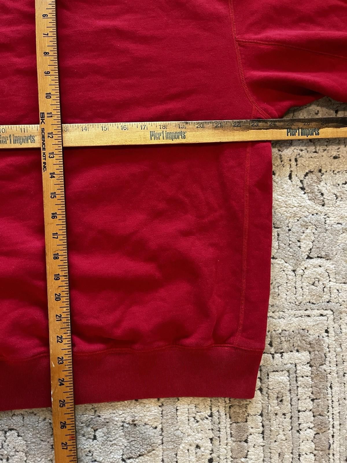 Nautica 90s NAUTICA Canada SWEATSHIRT L Red Cotton Brushed Lining Size US L / EU 52-54 / 3 - 5 Thumbnail