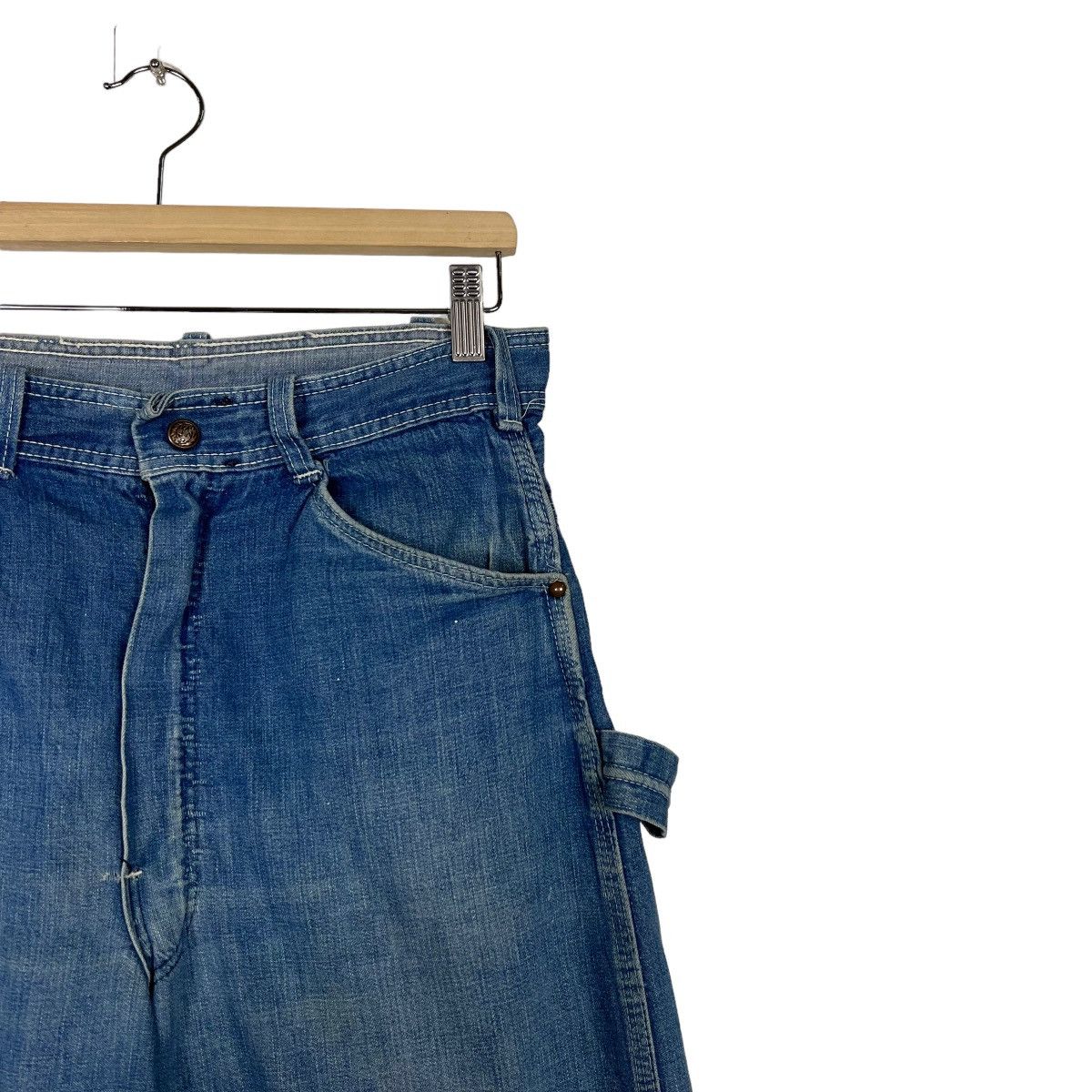 Nepenthes 🔥 CARPANTER DUNGAREES PANT MADE IN USA Size US 32 / EU 48 - 4 Thumbnail