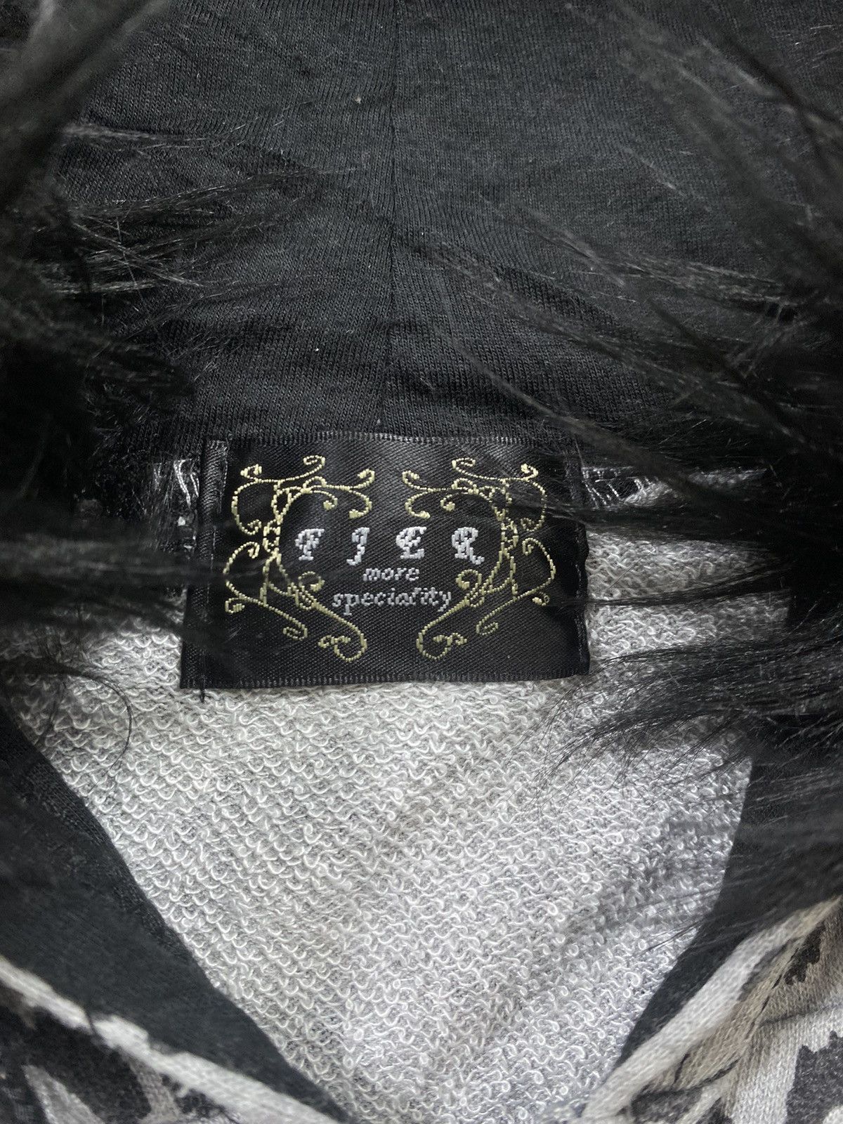 14th Addiction Japanese FJER Leopard Fur Zip Hoodie Lgb Ifsix Style Size US M / EU 48-50 / 2 - 5 Thumbnail