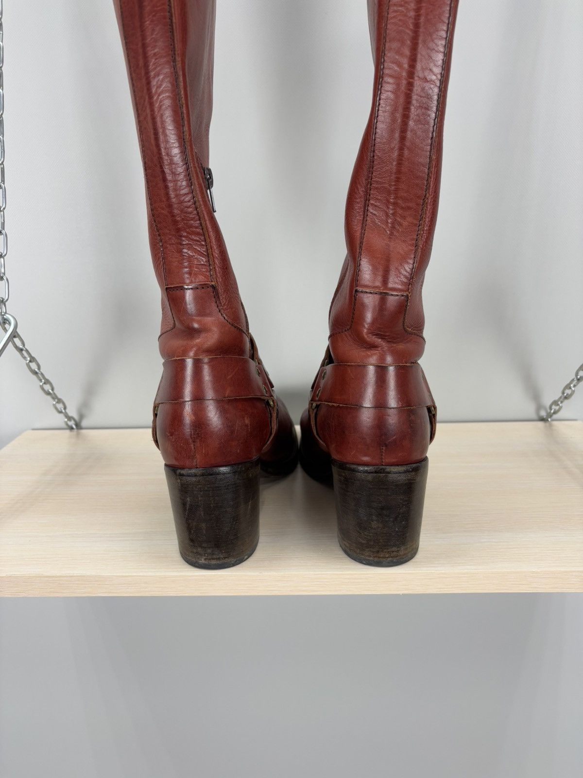 Leather × MoMA Womens boots MOMA Size 40 Color Red Size US 10 / IT 40 - 11 Thumbnail