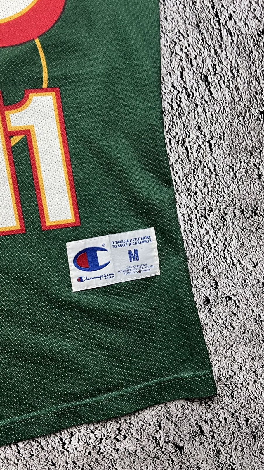 Champion RARE‼️Seattle Supersonics NBA Detlef Schrempf champion jersey Size US M / EU 48-50 / 2 - 3 Thumbnail