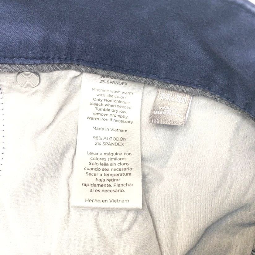 Vintage Hickey Freeman Chino Pants Men’s 34x30 Blue 5 Pocket Cotton Twill Jeans 8509 Size US 34 / EU 50 - 5 Thumbnail