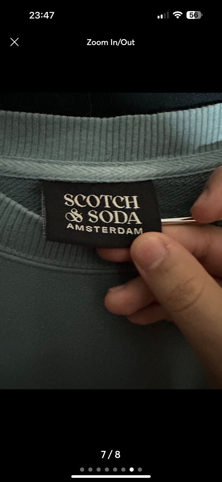 Scotch & Soda SCOTCH AND SODA TIE-DYE FELPA CREWNECK SWEATSHIRT Size US XXL / EU 58 / 5 - 2 Thumbnail