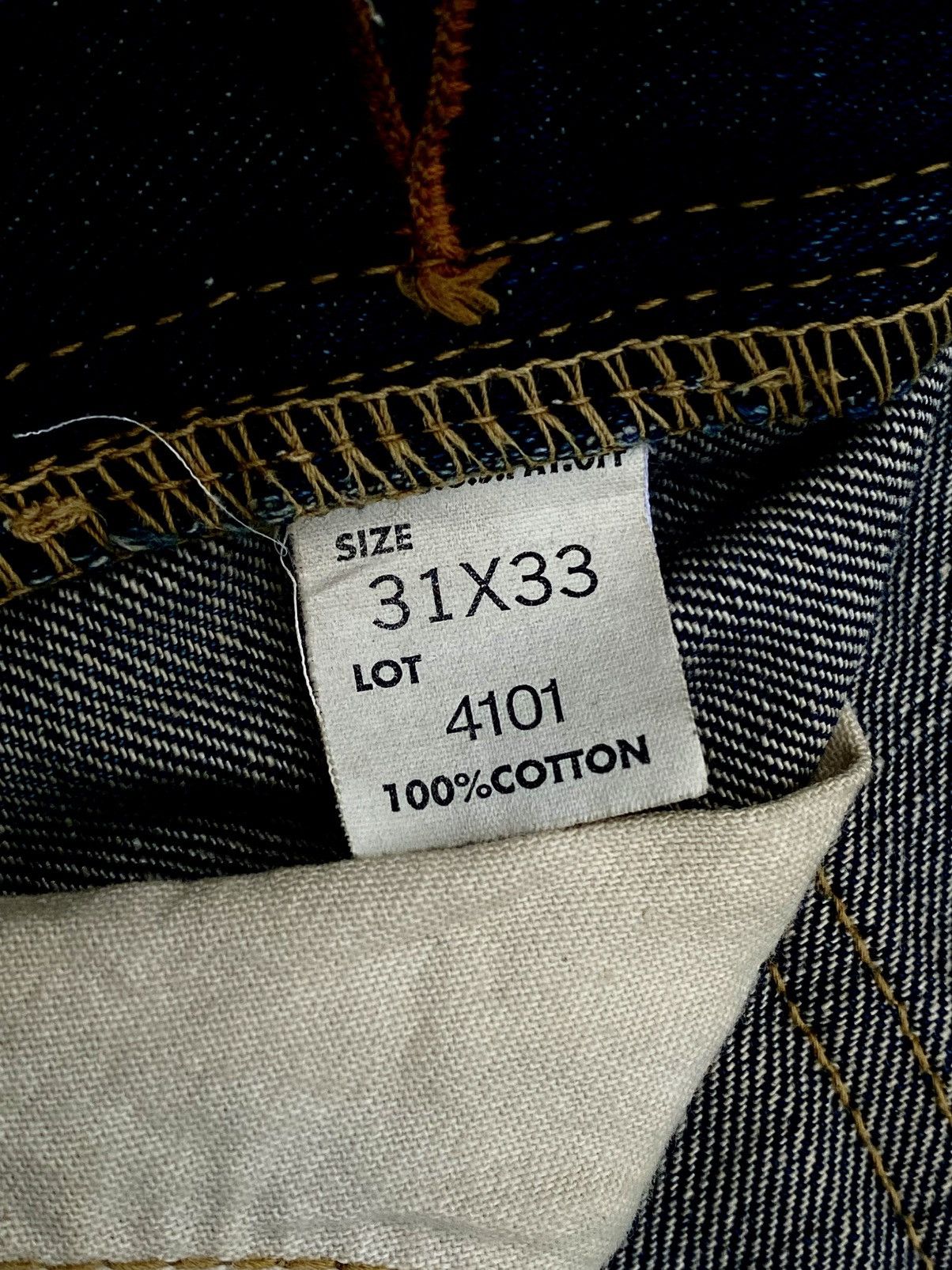 Lee Vtg Lee Half Selvedge Distressed Denim Mud Wash🇯🇵 Size US 32 / EU 48 - 8 Thumbnail