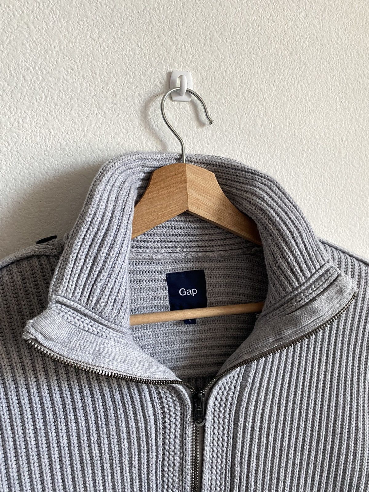 Gap GAP Driver Knit Zip Up Sweater Size US S / EU 44-46 / 1 - 5 Thumbnail