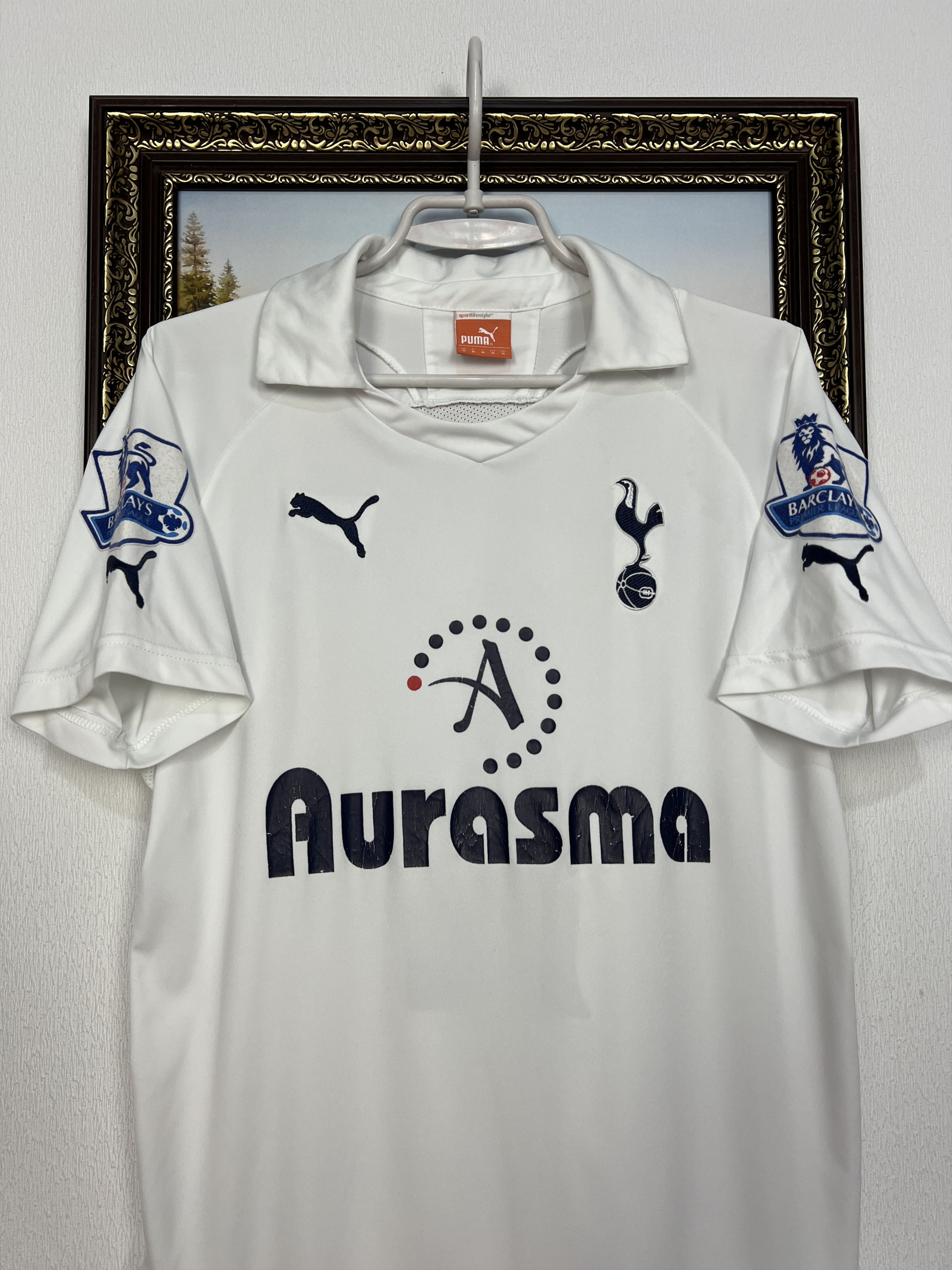 Puma Tottenham Hotspur football shirt #11 Van Der Vaart Jersey Size US M / EU 48-50 / 2 - 4 Thumbnail