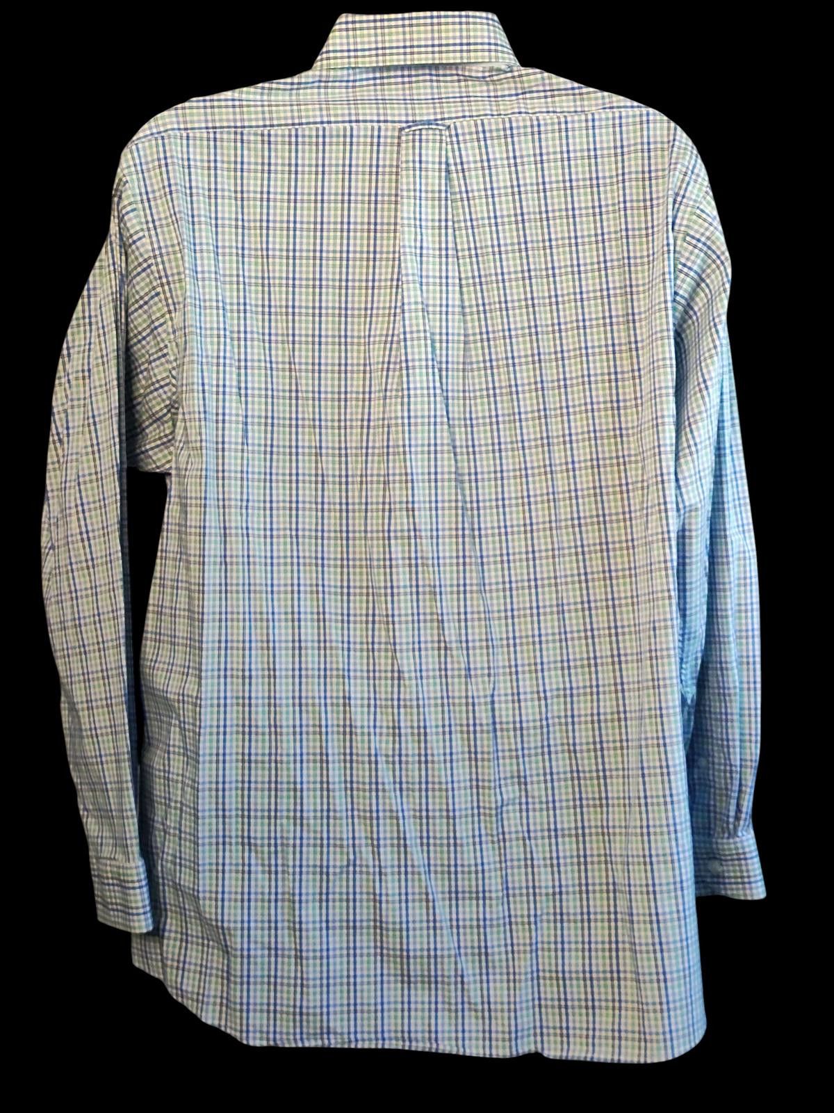 Izod IZOD Men's Long Sleeve Button-Down Plaid Shirt Size US XL / EU 56 / 4 - 6 Thumbnail