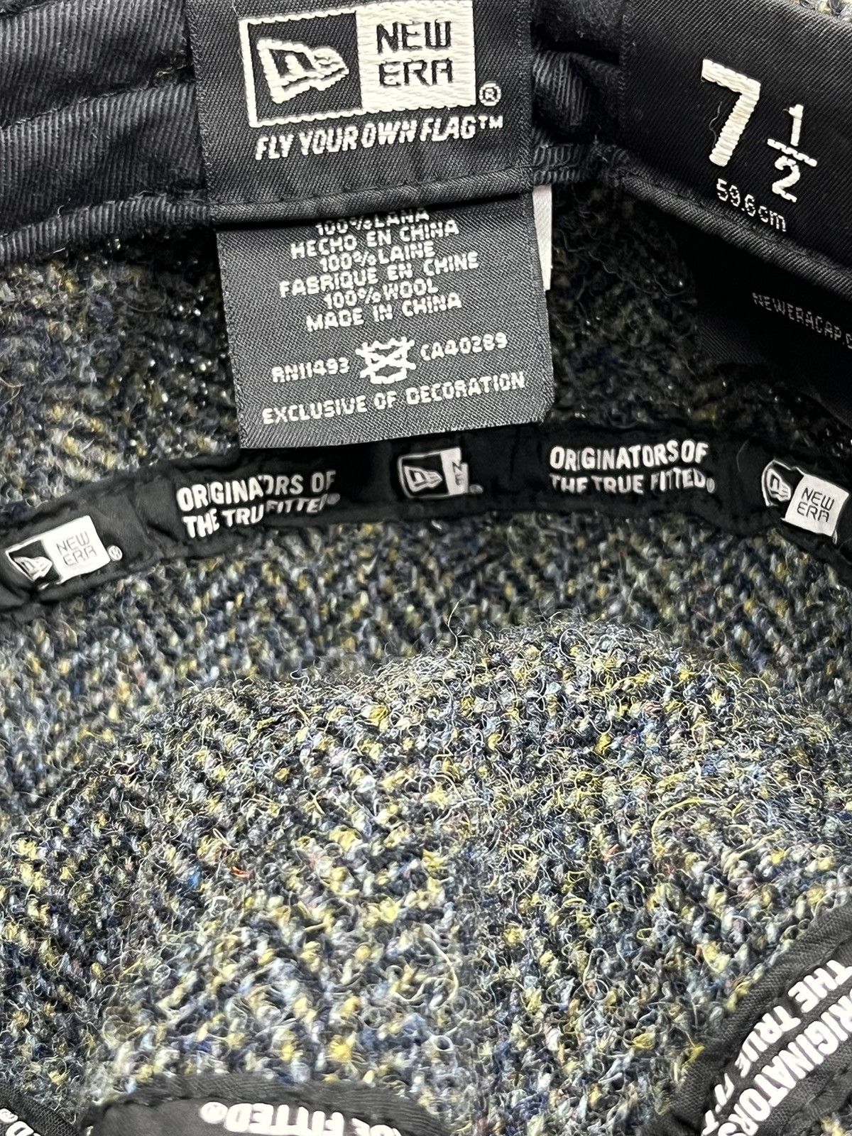 Harris Tweed 🔥VERY RARE🔥HARRIS TWEED x NEW ERA Tweed Wool Military Hat Size ONE SIZE - 10 Thumbnail