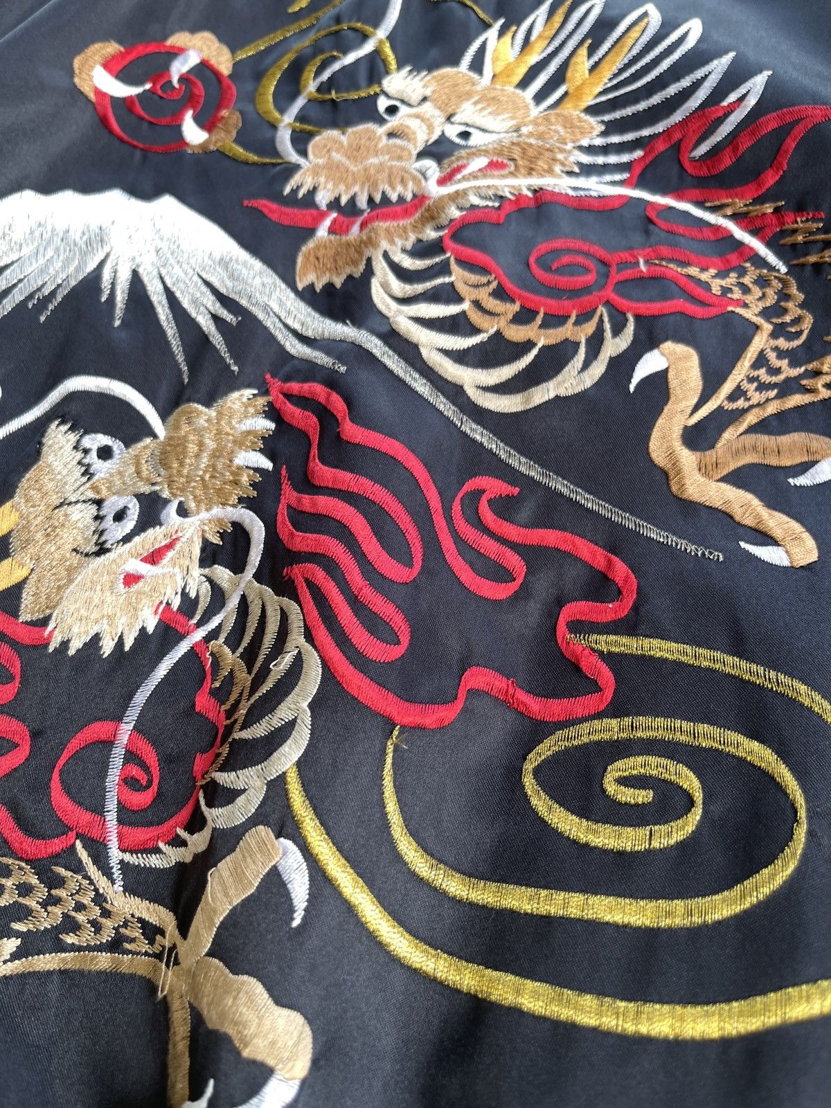 Japanese Brand Vintage Sukajan Souvenir Satin Jacket Made in Japan Size US L / EU 52-54 / 3 - 11 Thumbnail