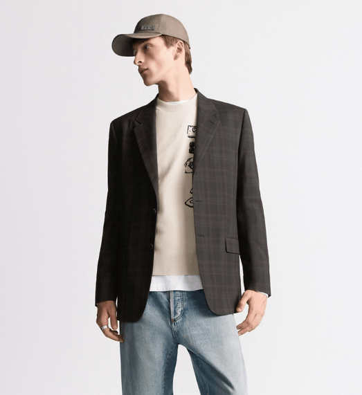 Dior o1w1db11025 513C20 Classic Checkered Jacket in Black Size US M / EU 48-50 / 2 - 3 Thumbnail