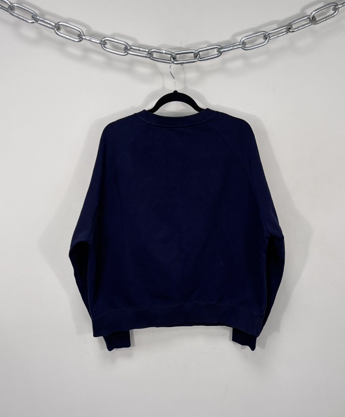 Arket Arket Men’s Navy Blue Basic Cotton Sweatshirt Pullover Size US L / EU 52-54 / 3 - 18 Thumbnail