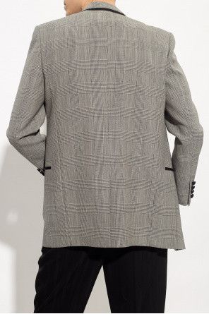 Saint Laurent Paris o1bcso1str1024 Long Double Breasted Jacket in Grey Size US XS / EU 42 / 0 - 4 Thumbnail