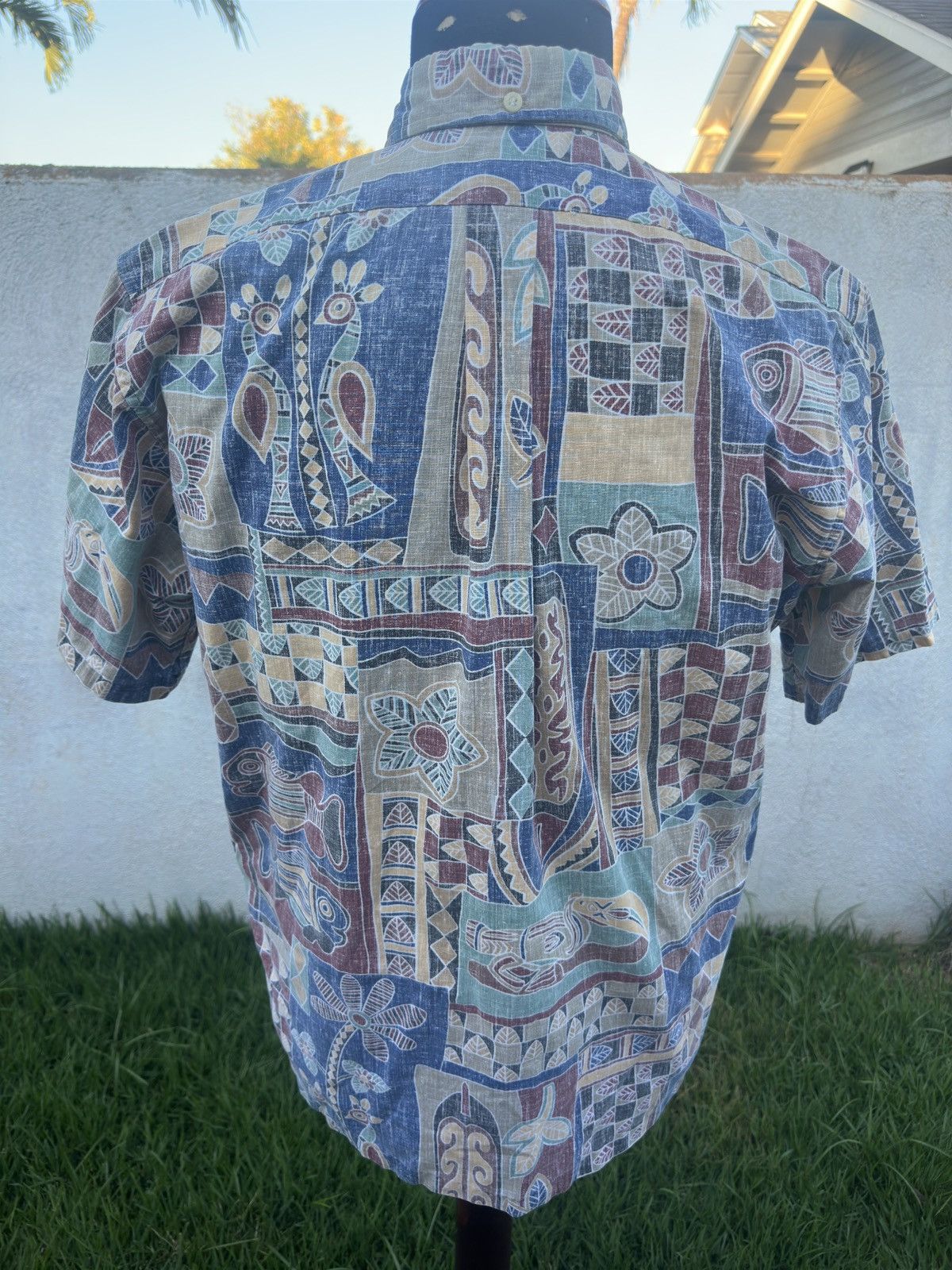 Reyn Spooner PreOwned Reyn Spooner Hawaiian Print Multicolored Men's M Size US M / EU 48-50 / 2 - 2 Thumbnail