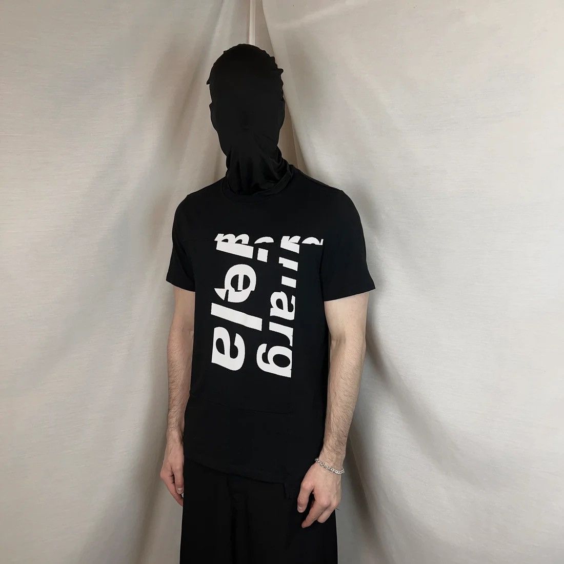 Maison Margiela Maison Margiela Deconstructed Patchwork Logo T-Shirt - SS17 Size US M / EU 48-50 / 2 - 2 Thumbnail