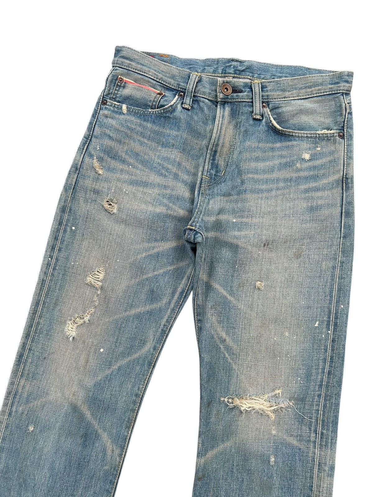 Kapital Vintage Edwin 505ZX Selvedge Buckle Back Distressed Denim Size US 32 / EU 48 - 6 Thumbnail
