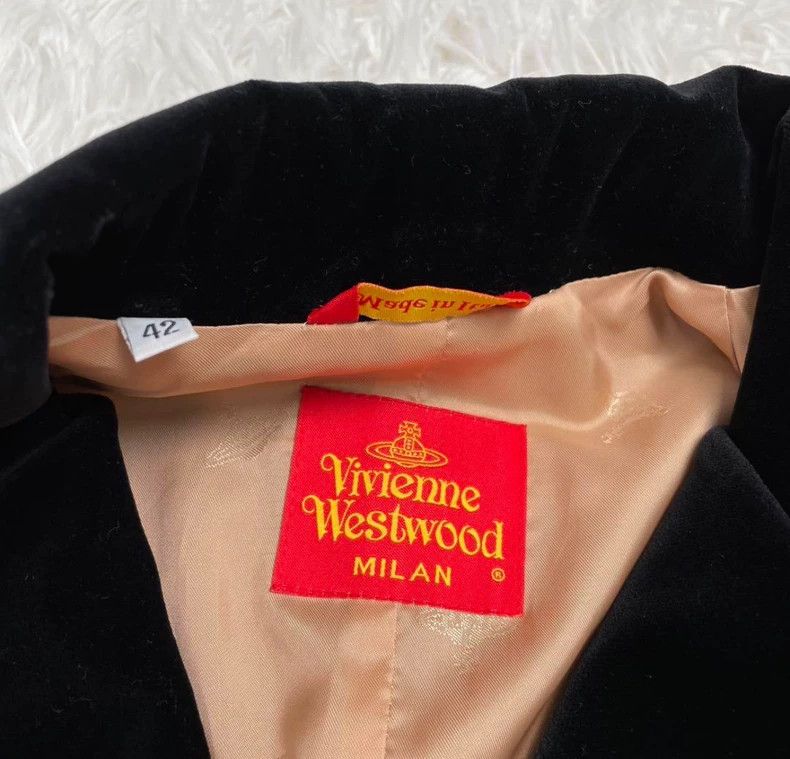 Vivienne Westwood Vivienne Westwood Black velvet suit jacket Size S / US 4 / IT 40 - 7 Thumbnail