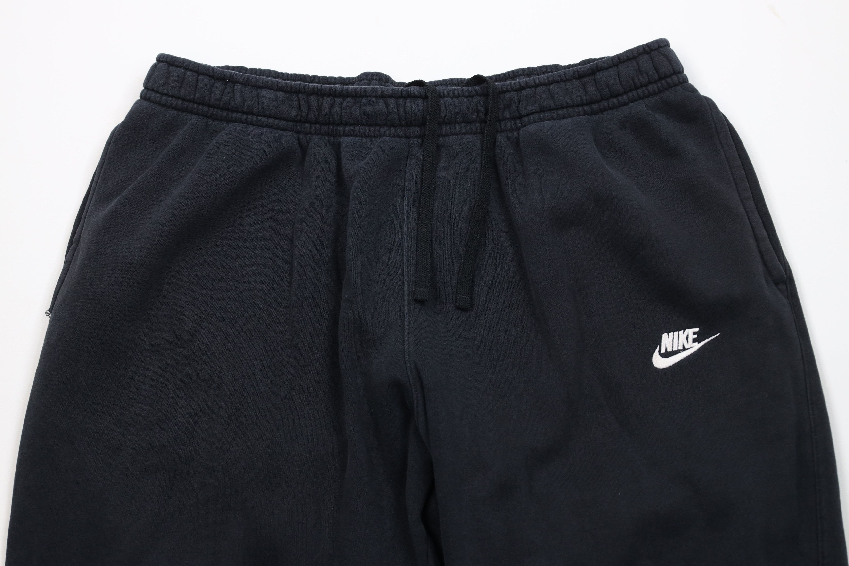 Nike Vintage Nike Spell Out Cuffed Sweatpants Joggers Black Size US 40 / EU 56 - 2 Thumbnail