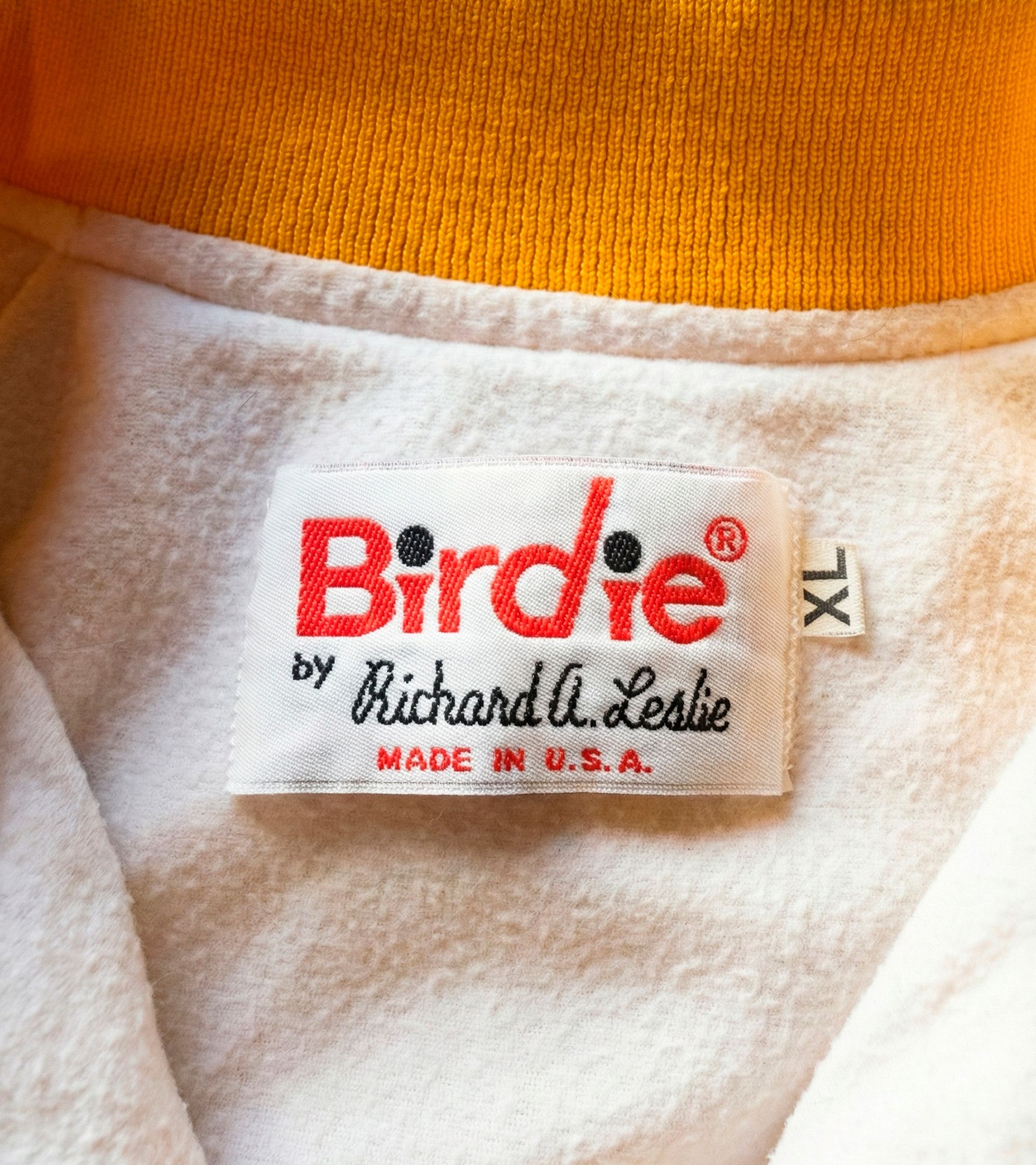 Vintage RARE Vintage 80s Birdie Satin Varsity Jacket USA Made XL Size US XL / EU 56 / 4 - 4 Thumbnail