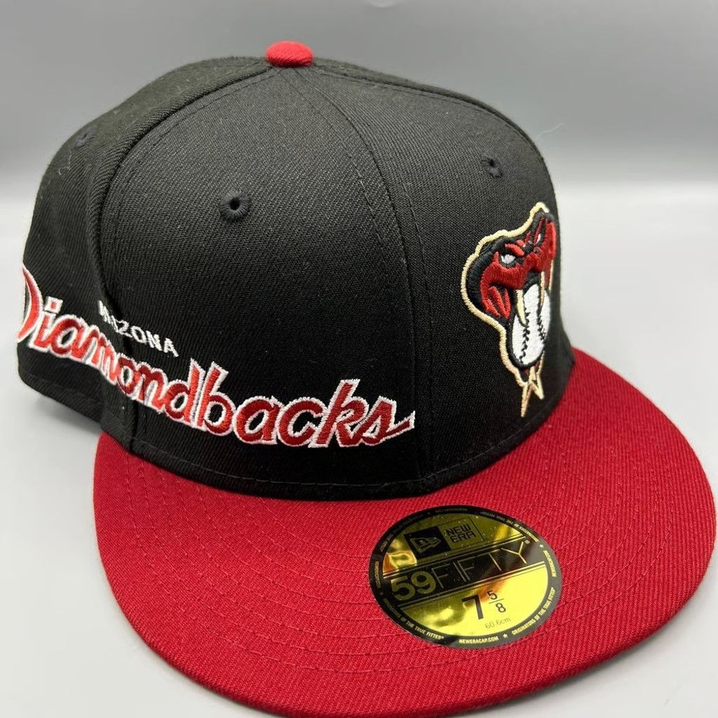 New Era Arizona Diamondbacks Hat Men 7 5/8 59Fifty New Era Fitted Size ONE SIZE - 1 Thumbnail