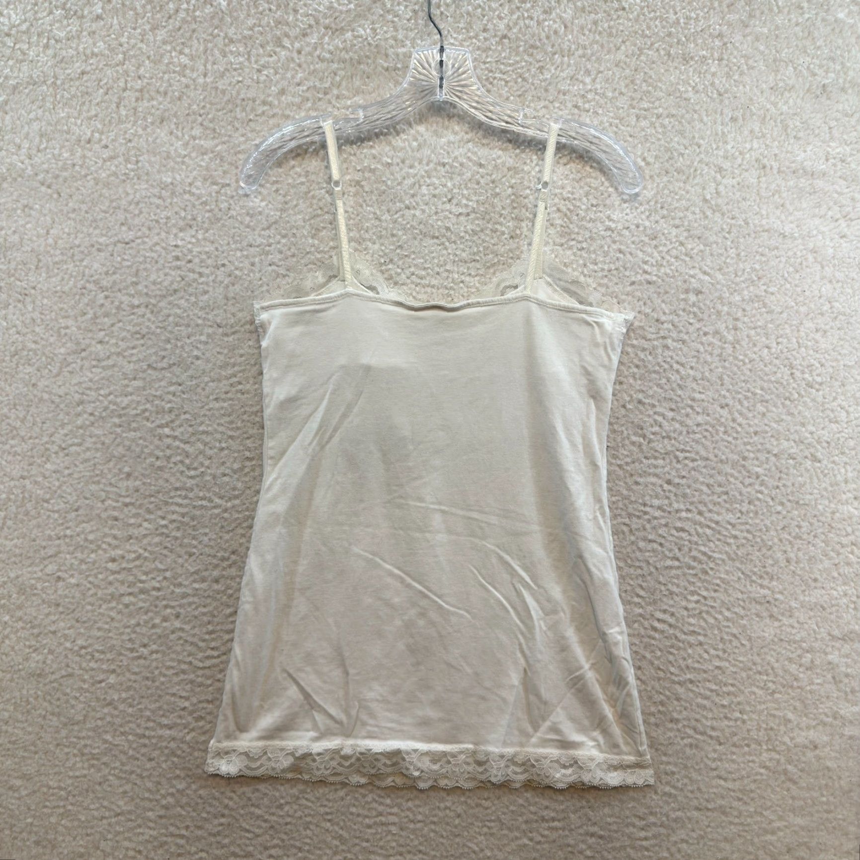 Vintage Y2K Vintage No Boundaries Camisole Tank Top White Lace Grunge Boho Fairy Large L Shirt Womens Size L / US 10 / IT 46 - 2 Thumbnail
