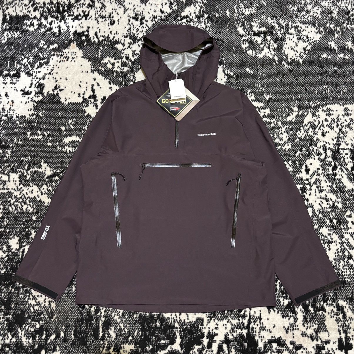thisisneverthat THISISNEVERTHAT GORE-TEX PACLITE PULLOVER DRAK PURLE Size US L / EU 52-54 / 3 - 1 Thumbnail