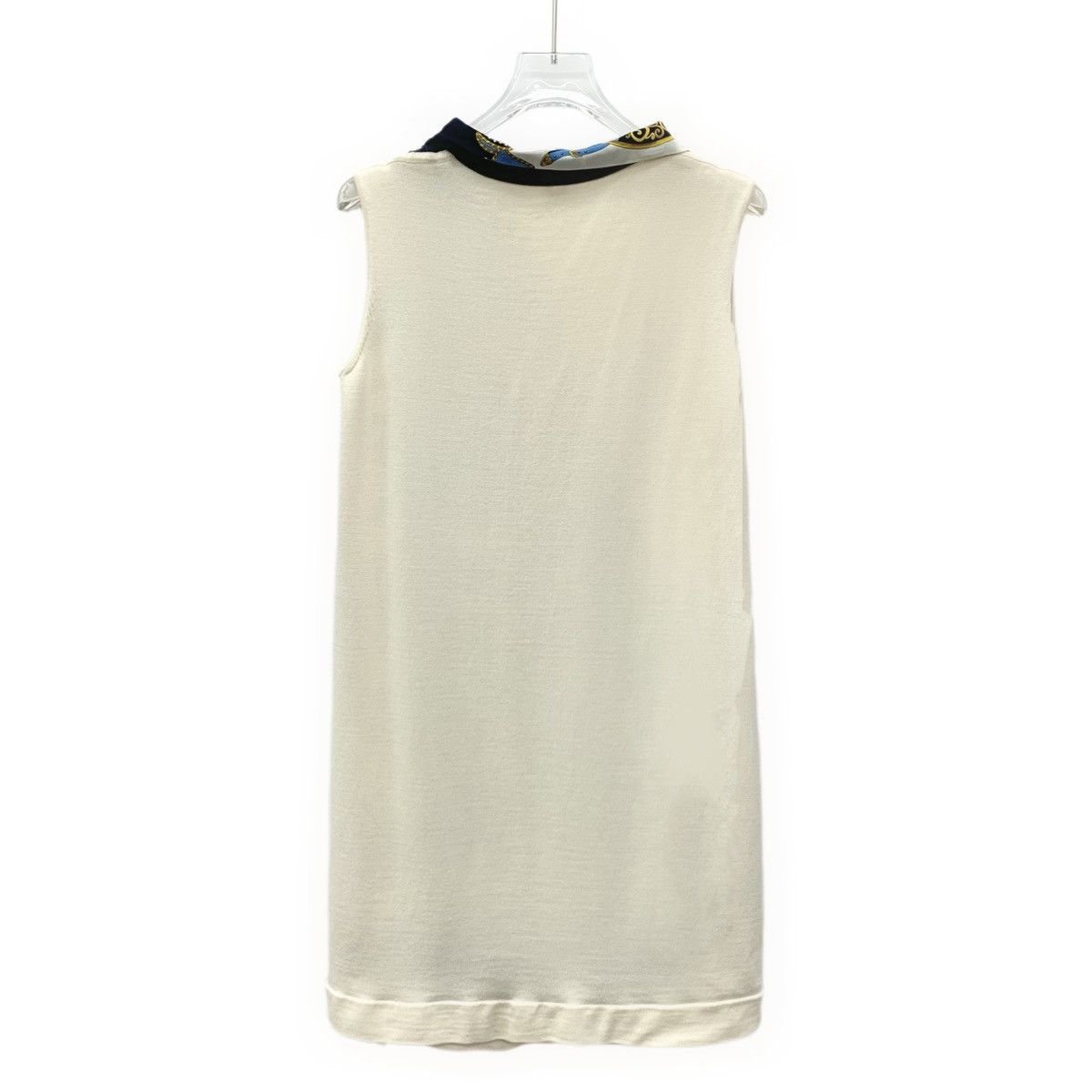 Hermes Hermes Colorblocked Floral Printed Wool Sleeveless Dress Size XS / US 0-2 / IT 36-38 - 2 Thumbnail